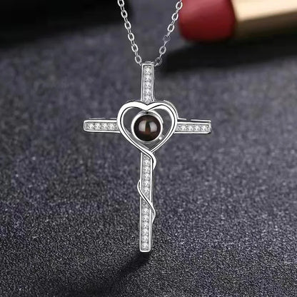 Faith's Secret: Eternal Holy Cross with Personalized Scripture