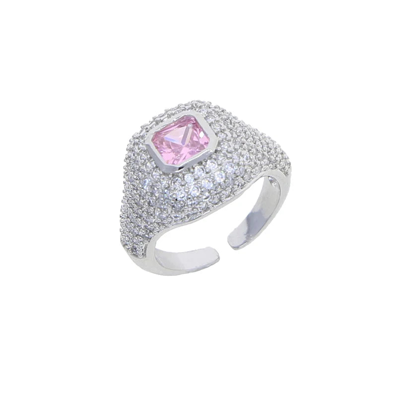 5A Cubic Zirconia  Iced Out Bling Ring