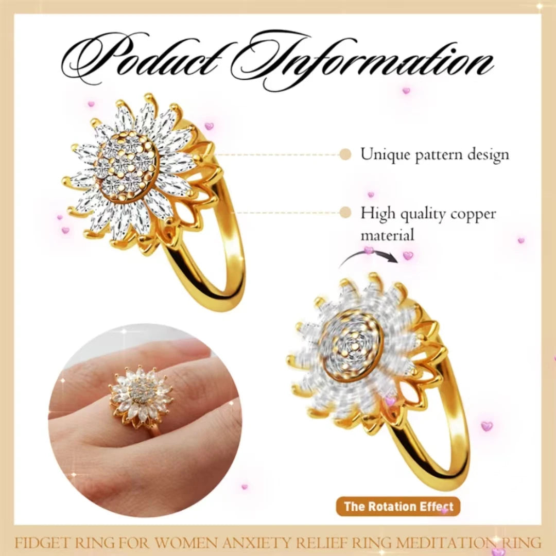 Spin & Shine: Sunflower Mood Jewelry Set