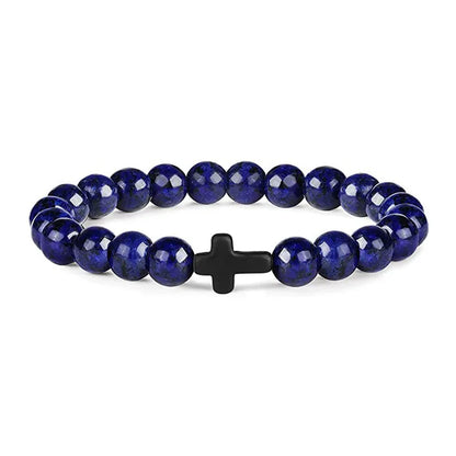 Men's Prayer Onyx Meditation Beads Bracelets