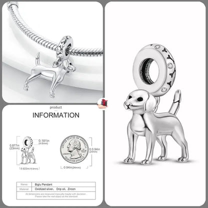 Original Fashion Camera Coffee Cup Flower Charm Beads Suitable for