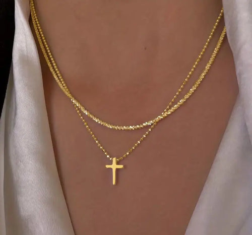 Silver Color Sparkling Necklace For Women Trendy Clavicle Chain Choker