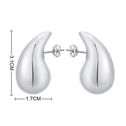 Chunky Dome Drop Earrings For Women