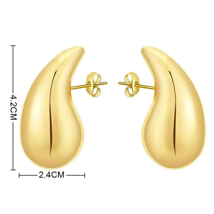 Chunky Dome Drop Earrings For Women