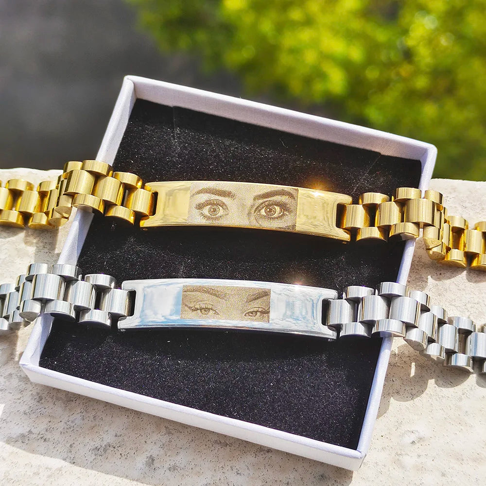 Eternal Gaze: Personalized Bracelet with Your Unique Touch