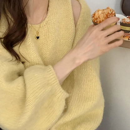 XIYANIKE Vintage Double Sided Heart Pendant Necklace For Women Girl