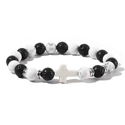 Men's Prayer Onyx Meditation Beads Bracelets