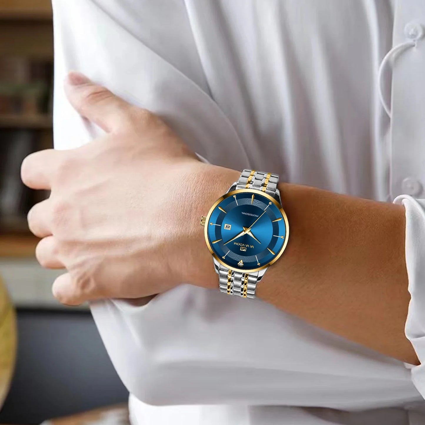 Luxury Stainless Steel Watch