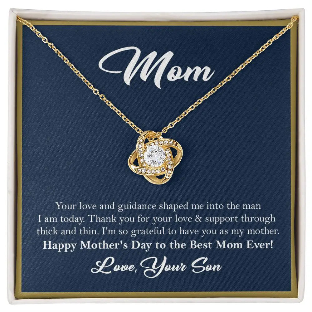 Wife I Saw You I Wanted You and I Got Lucky  | Love Knot Pendant Message Card |