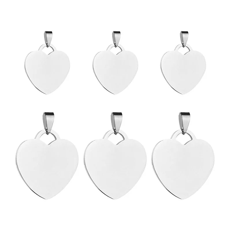 Personalized Heart Pendant Necklace by Bulbusbow – Customized Photo &amp; Name Engraved Stainless Steel Jewelry for Women | Perfect ID Tag Gift