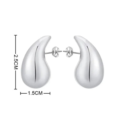 Chunky Dome Drop Earrings For Women