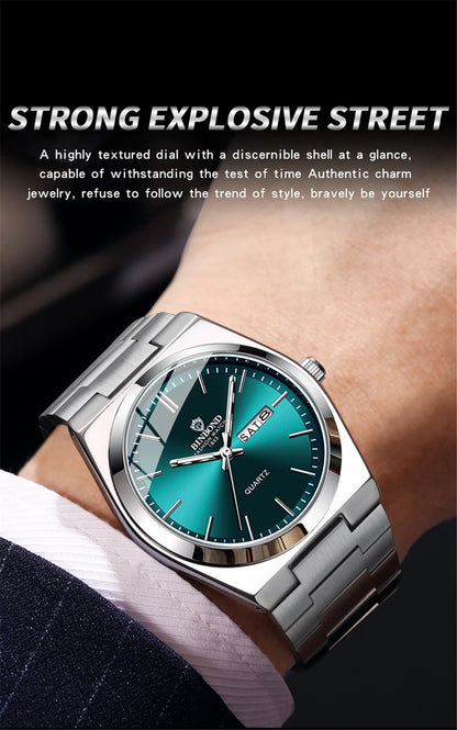 2025 Casual Business Fashion Quartz Wristwatches Gold Movement Clock Men Luxury Watch Automatic Watches Mens Gifts Reloj Hombre