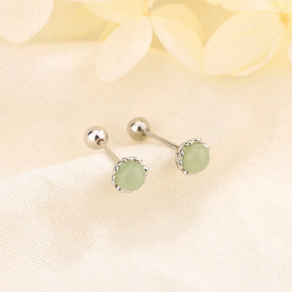 Cape Gooseberry Earrings with Gold Leaf