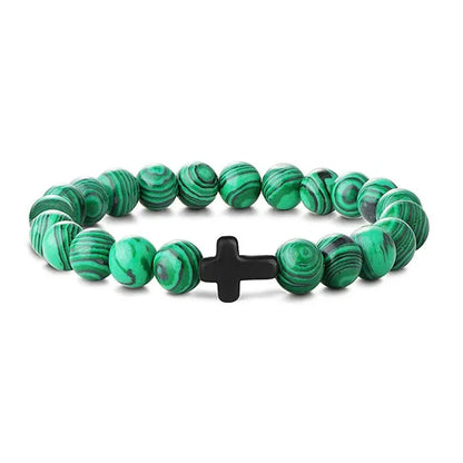 Men's Prayer Onyx Meditation Beads Bracelets