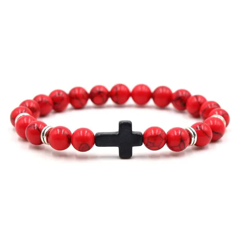 Men's Prayer Onyx Meditation Beads Bracelets