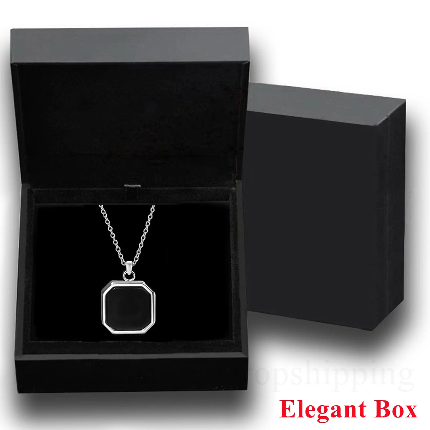 HeatReveal™ Custom Necklace 🔥💎 Your Secret Message Appears