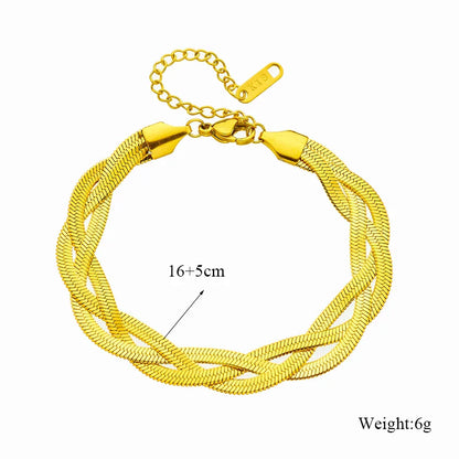 DIEYURO 316L Snake Chain Necklace