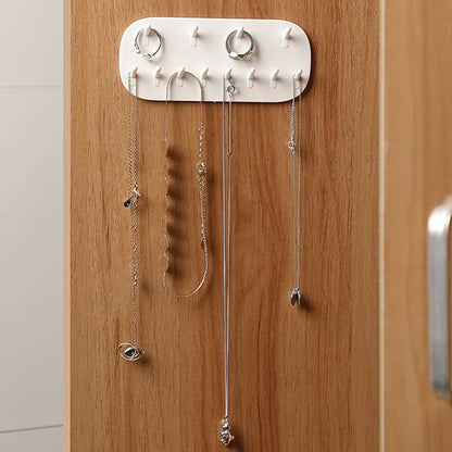 Multifunctional Jewelry Storage Rack Hook Wall Mounted Ring Earring