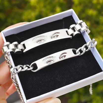 Eternal Gaze: Personalized Bracelet with Your Unique Touch