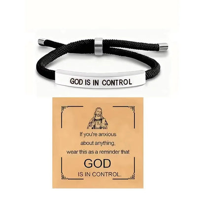 FaithGrip™ “God Is in Control” Bracelet ✝️✨