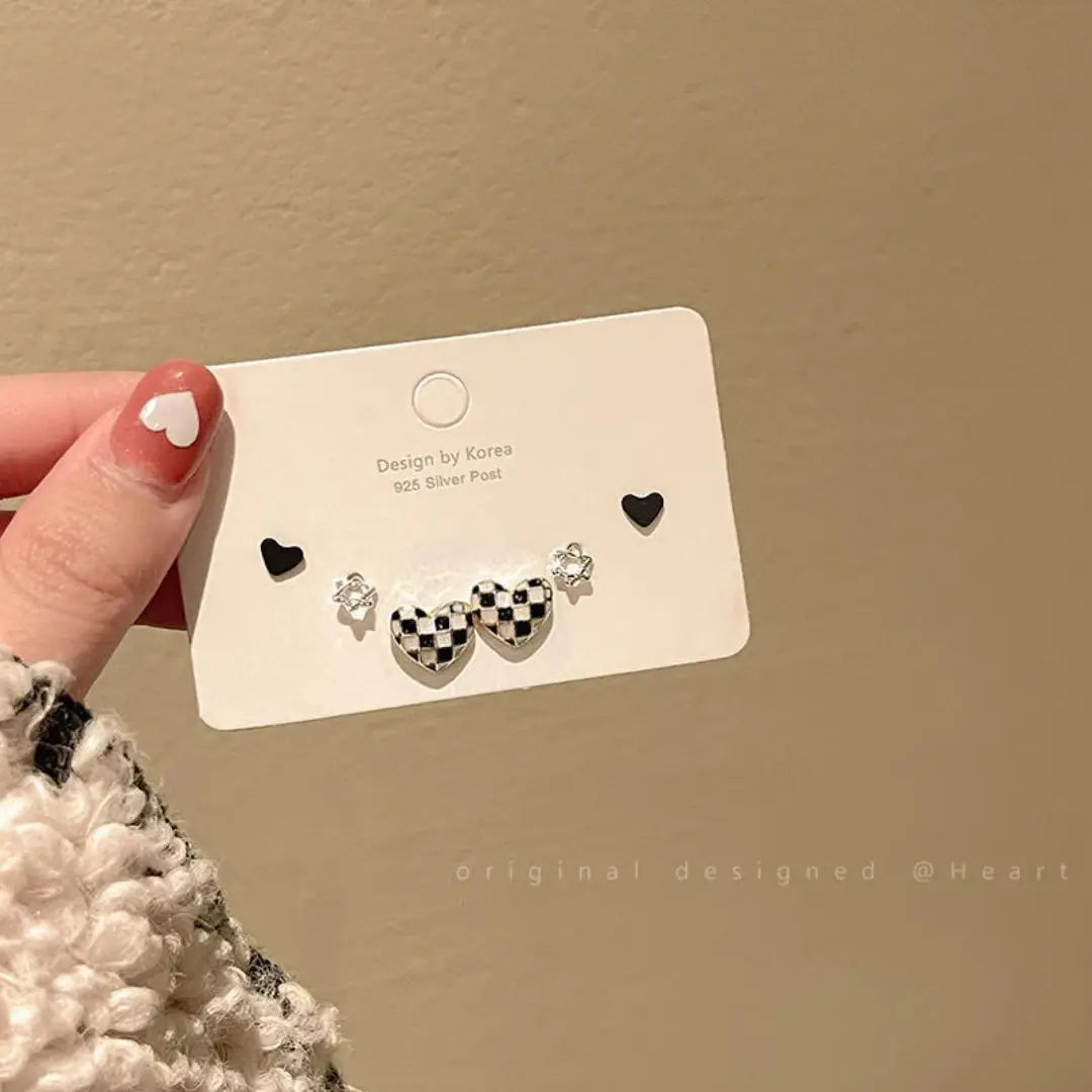 S925 Silver Mini Stud Earrings Set – Elegant, Simple & Cute Jewelry for Women & Girls™