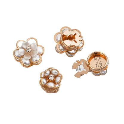 BloomLuxe™ – Elegant Pearl Camellia Button Buckle 🌸✨