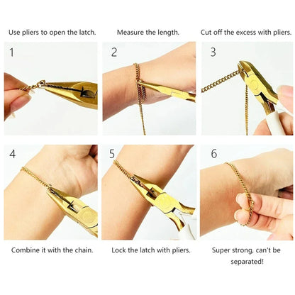 Qitian New Permanent Eternal Bracelet Couple Jewelry Gift Box Set Do it Yourself Fashion Bracelet Kit Valentine's Gift For Lover