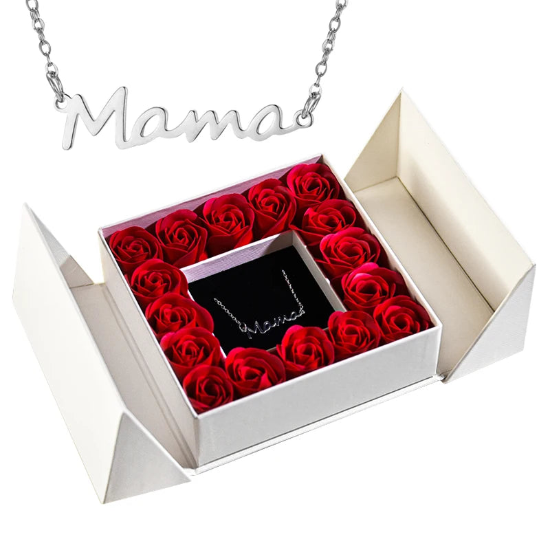 Eternal Rose Necklace & Pendant – A Gift of Timeless Beauty
