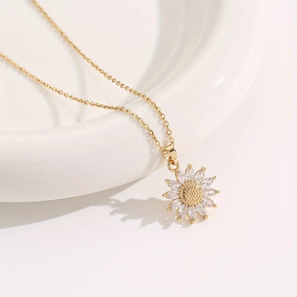 Sun Necklace in a beautiful Sunflower Gift Box: Celebrate Love