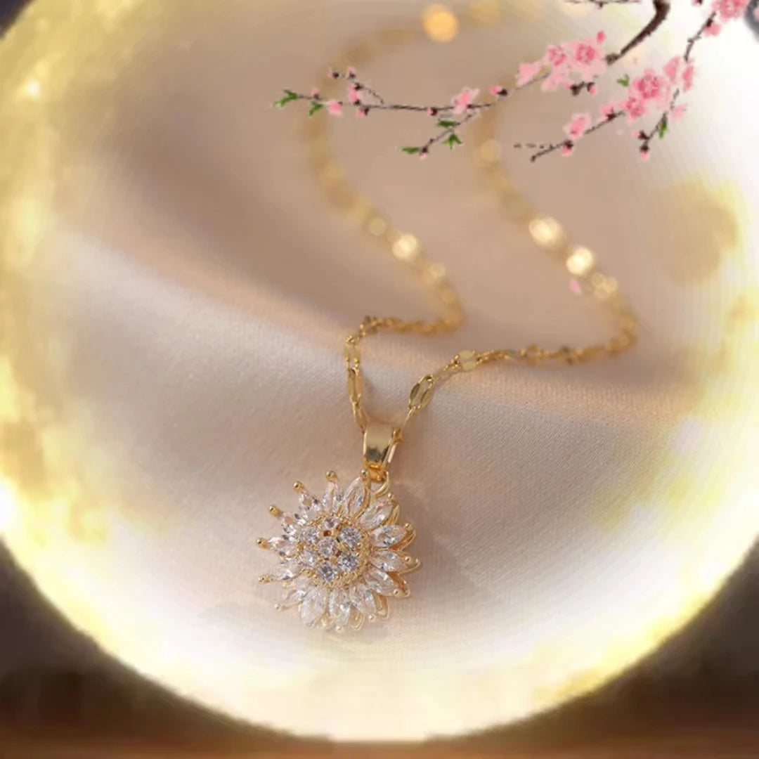 Spin & Shine: Sunflower Mood Jewelry Set