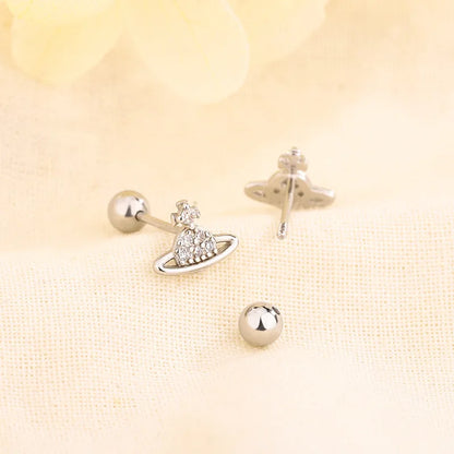 Cape Gooseberry Earrings with Gold Leaf