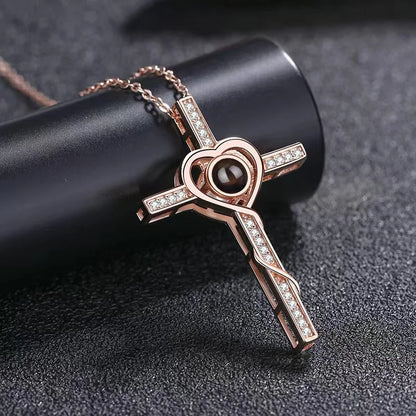 Faith's Secret: Eternal Holy Cross with Personalized Scripture