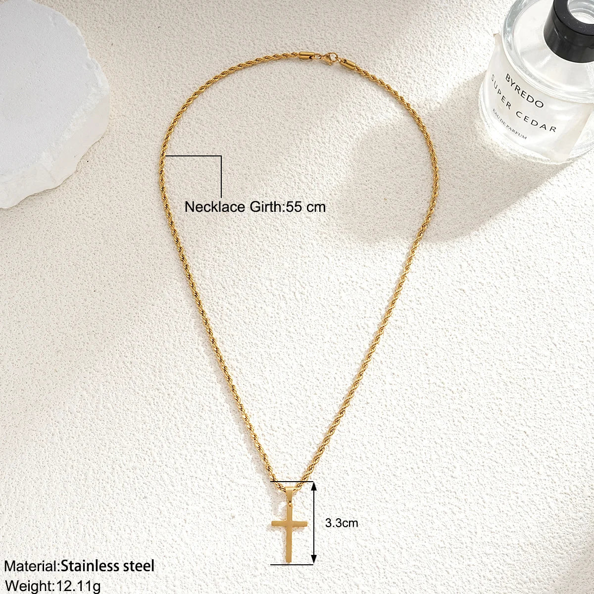Gold Color Jewelry Male Female Necklaces