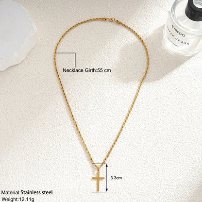 Gold Color Jewelry Male Female Necklaces