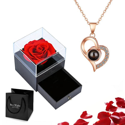 Eternal Bloom Rose Jewelry Box