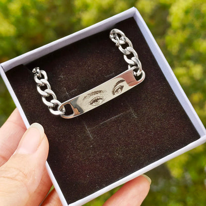 Eternal Gaze: Personalized Bracelet with Your Unique Touch