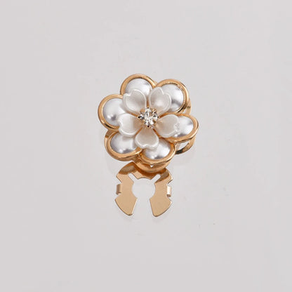 BloomLuxe™ – Elegant Pearl Camellia Button Buckle 🌸✨