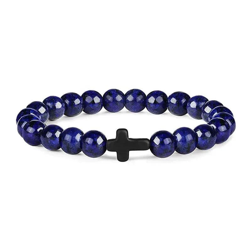 Men's Prayer Onyx Meditation Beads Bracelets