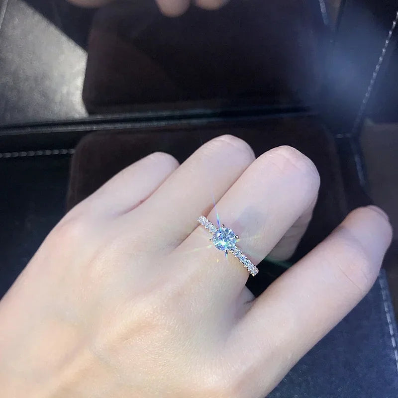 Elegant Shiny Crystal Ring