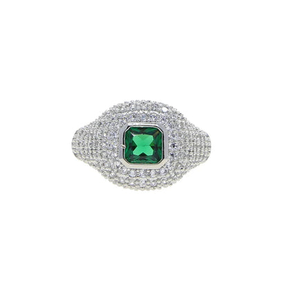 5A Cubic Zirconia  Iced Out Bling Ring