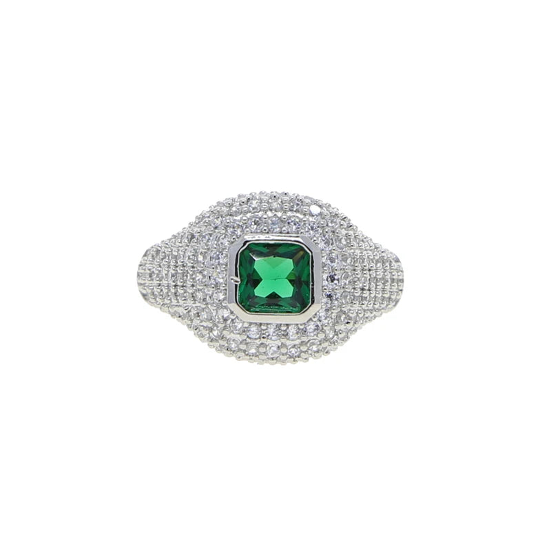 5A Cubic Zirconia  Iced Out Bling Ring