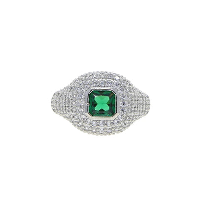 5A Cubic Zirconia  Iced Out Bling Ring