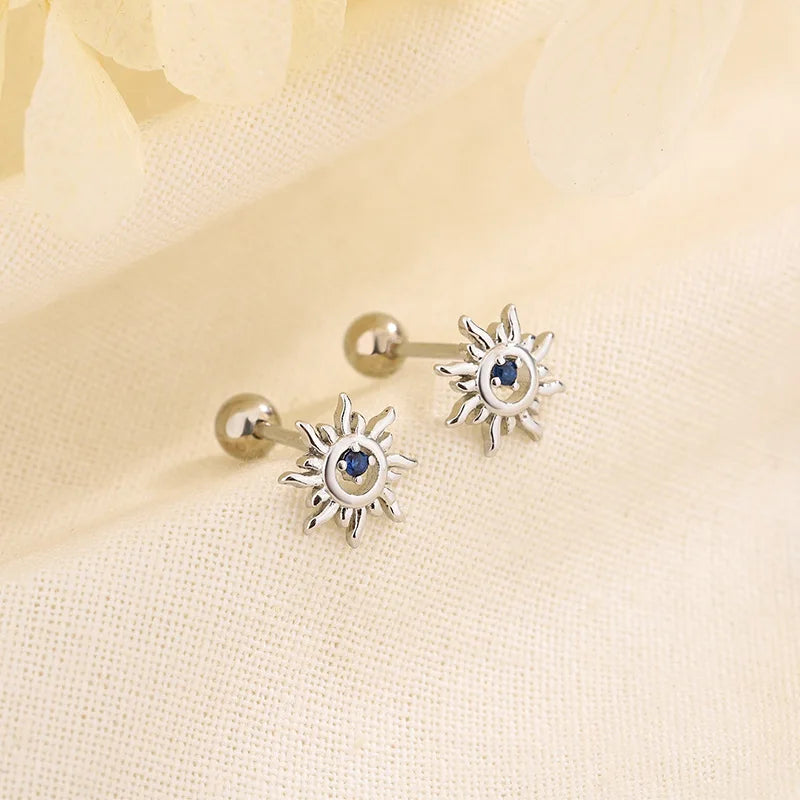 Cape Gooseberry Earrings with Gold Leaf