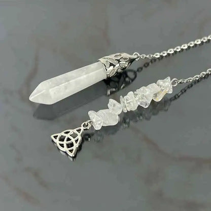 Celtic Charm Crystal Pendulum