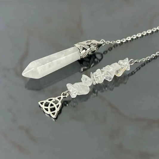 Celtic Charm Crystal Pendulum