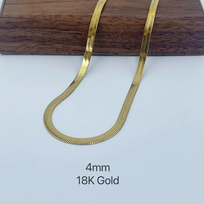 Minimalist Gold Snake Chain Necklace