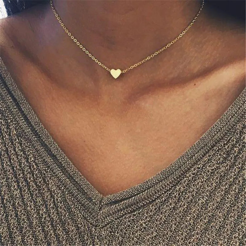 Endearing Three Layer Three Pendant Golden Metal Necklace