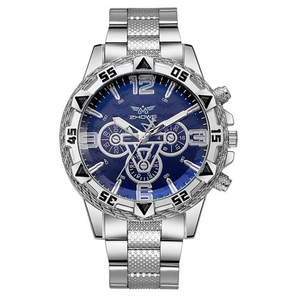 Steel Band Watch Quartz Watch Cross-border Men's Watch Waterproof