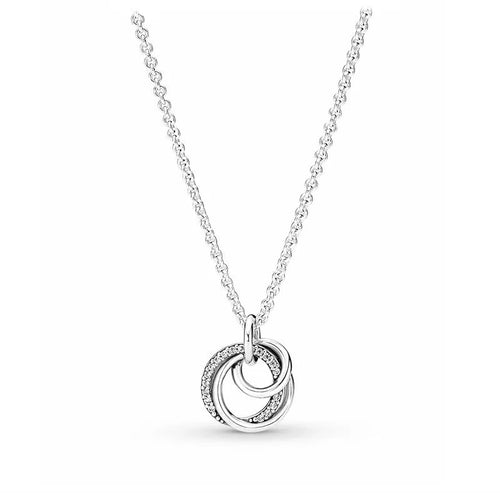 New 2023 Fashion Pink Pansy Flower Pendant Bead 925 Sterling Silver