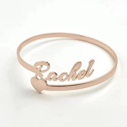 Custom Name Ring for Women – Trendy Heart Couple Jewelry™